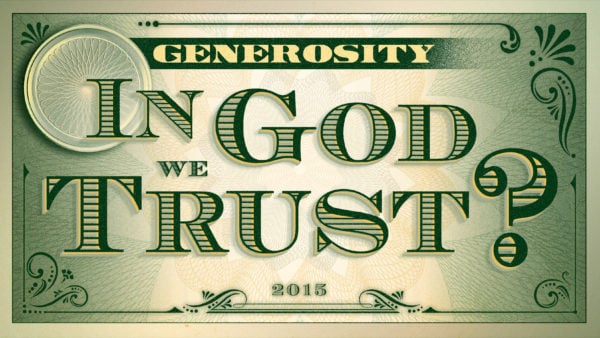 Generosity: In God We Trust?